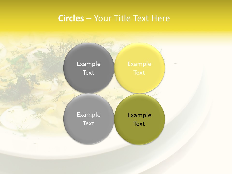 A Plate Of Pasta With Parsley On Top Of It PowerPoint Template
