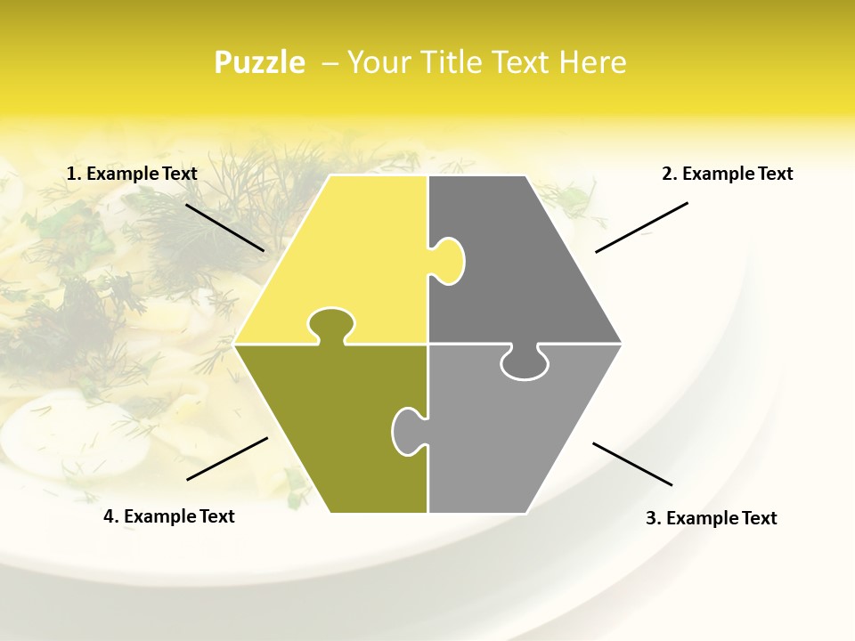 A Plate Of Pasta With Parsley On Top Of It PowerPoint Template