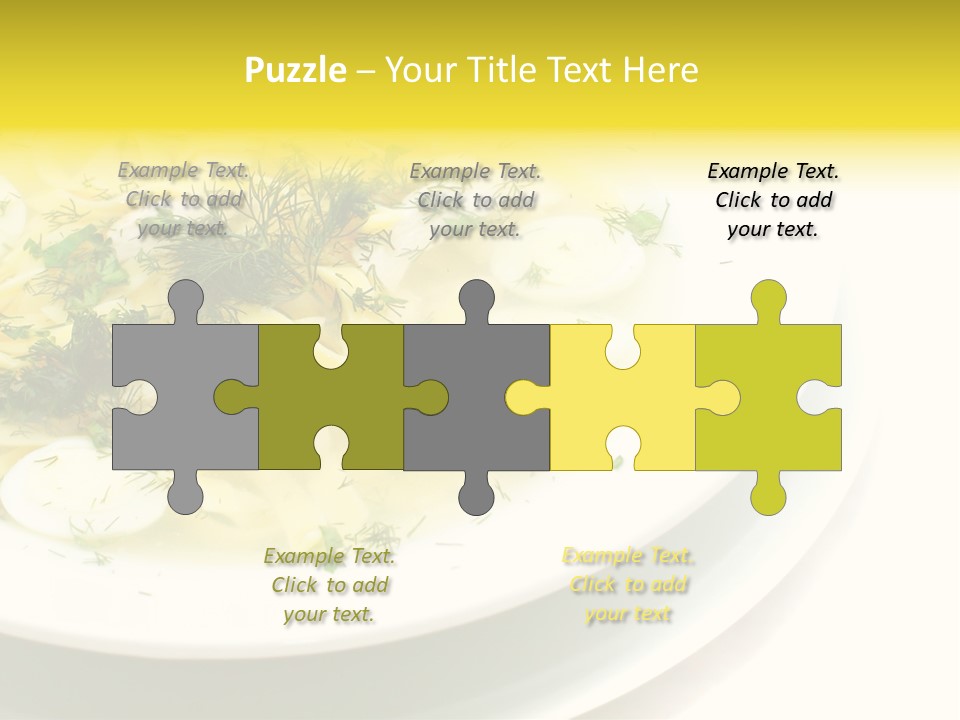 A Plate Of Pasta With Parsley On Top Of It PowerPoint Template