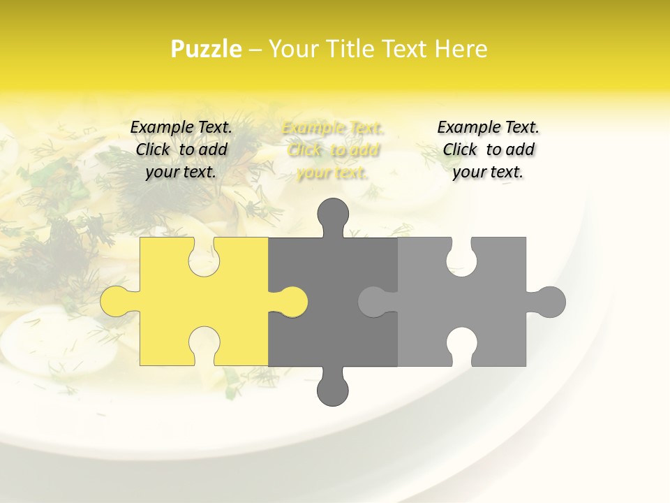 A Plate Of Pasta With Parsley On Top Of It PowerPoint Template