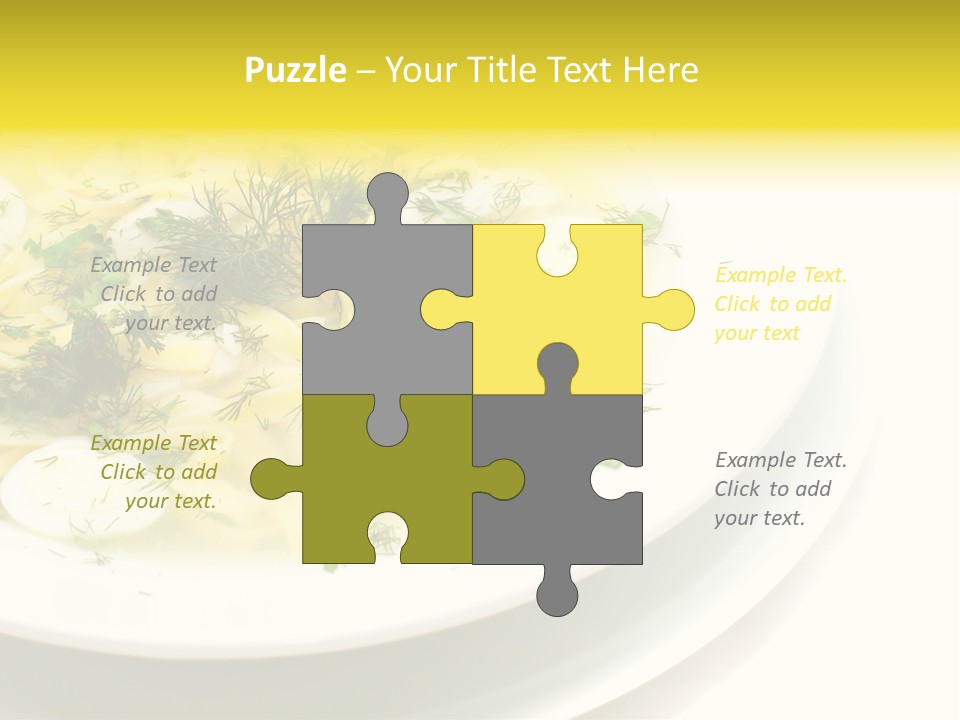 A Plate Of Pasta With Parsley On Top Of It PowerPoint Template