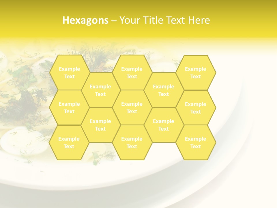 A Plate Of Pasta With Parsley On Top Of It PowerPoint Template
