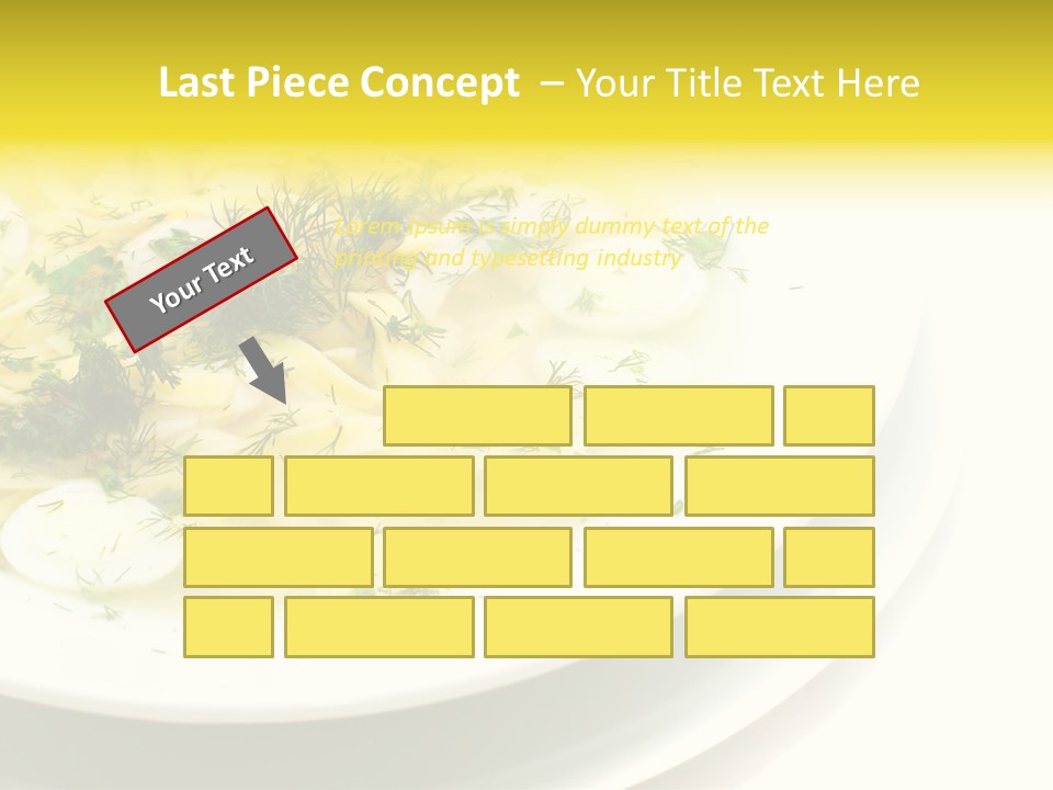 A Plate Of Pasta With Parsley On Top Of It PowerPoint Template