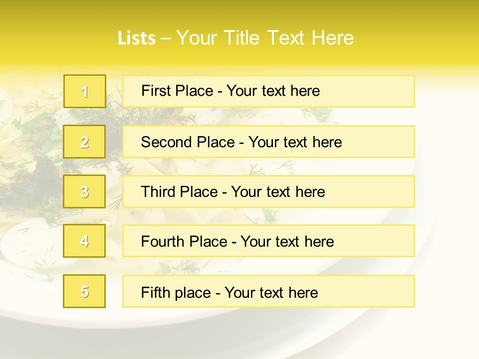 A Plate Of Pasta With Parsley On Top Of It PowerPoint Template