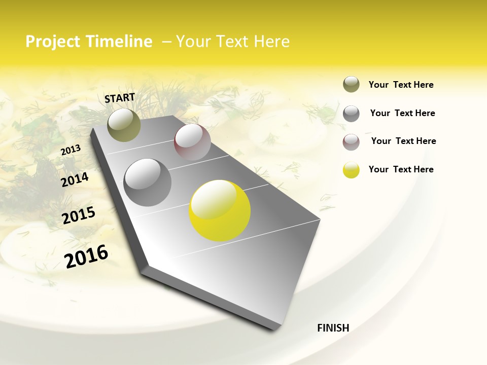 A Plate Of Pasta With Parsley On Top Of It PowerPoint Template