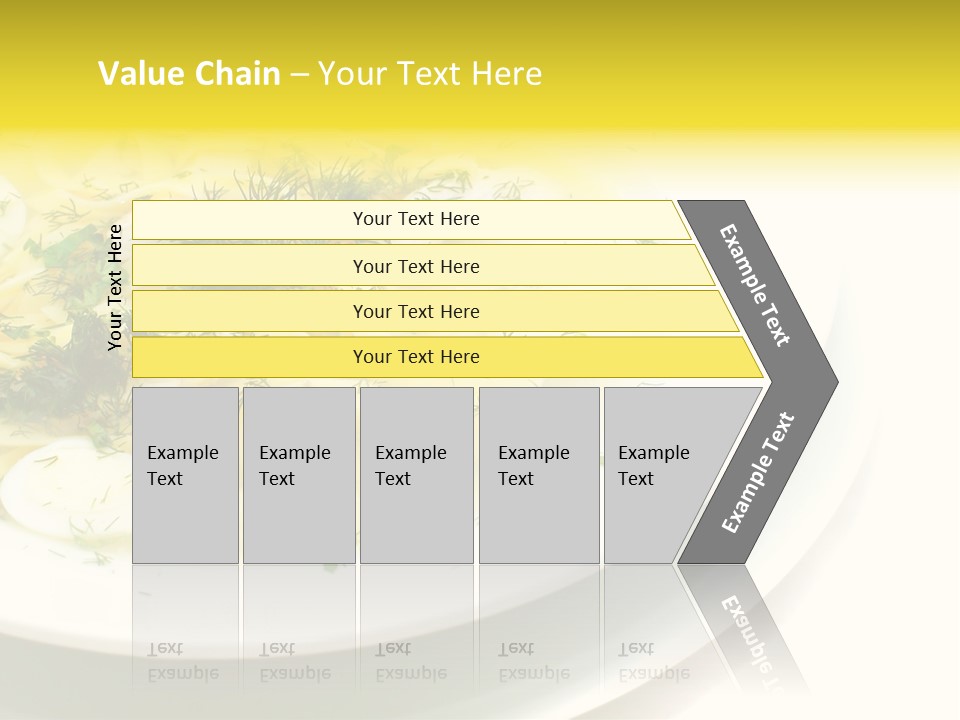 A Plate Of Pasta With Parsley On Top Of It PowerPoint Template