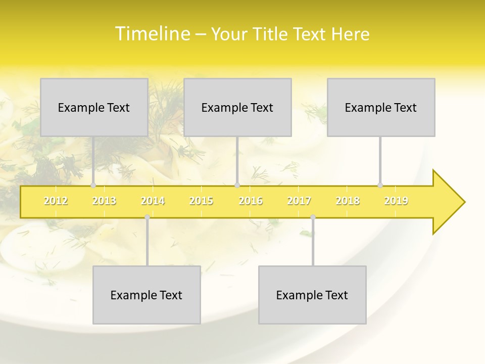 A Plate Of Pasta With Parsley On Top Of It PowerPoint Template