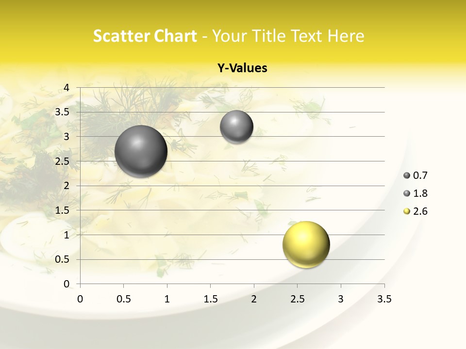 A Plate Of Pasta With Parsley On Top Of It PowerPoint Template