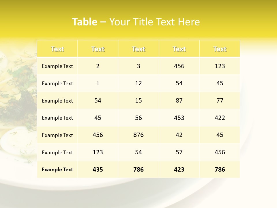 A Plate Of Pasta With Parsley On Top Of It PowerPoint Template