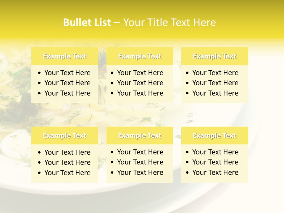 A Plate Of Pasta With Parsley On Top Of It PowerPoint Template
