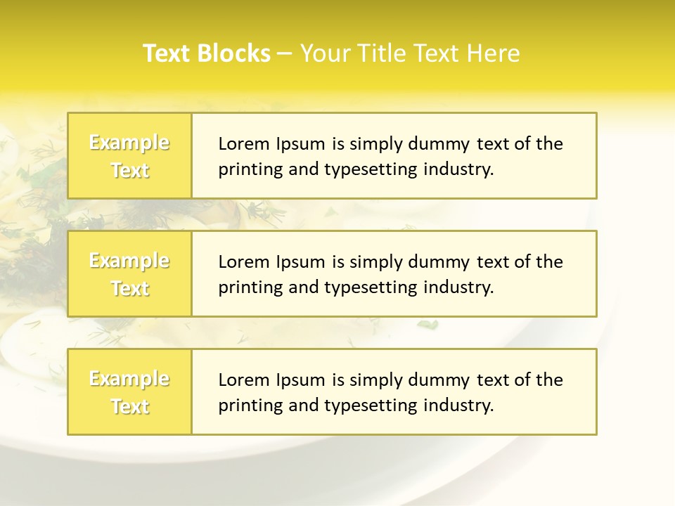 A Plate Of Pasta With Parsley On Top Of It PowerPoint Template