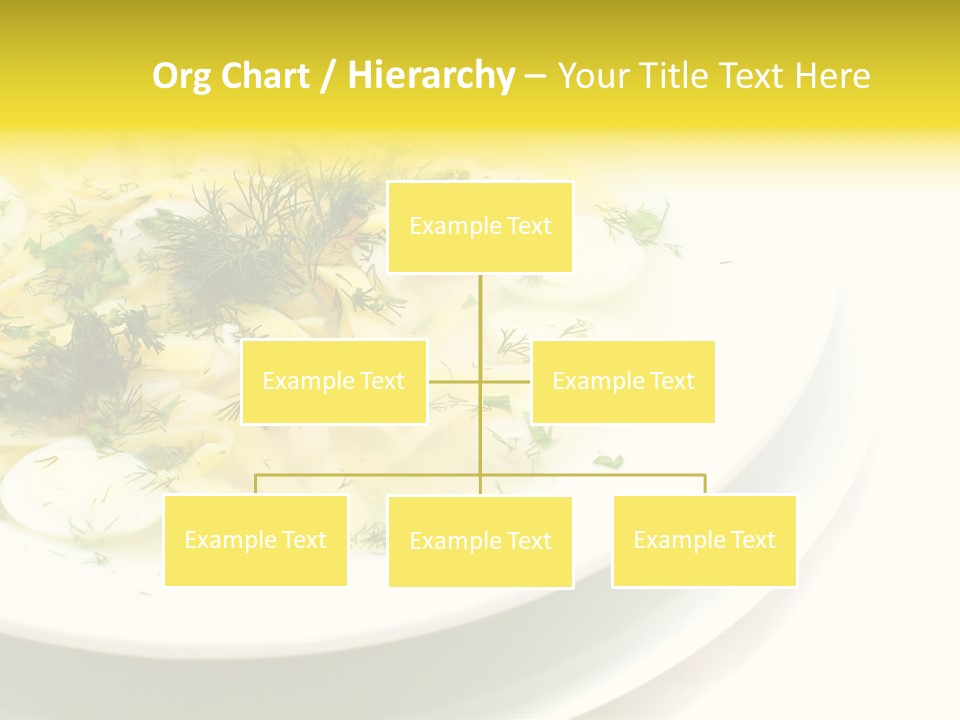 A Plate Of Pasta With Parsley On Top Of It PowerPoint Template
