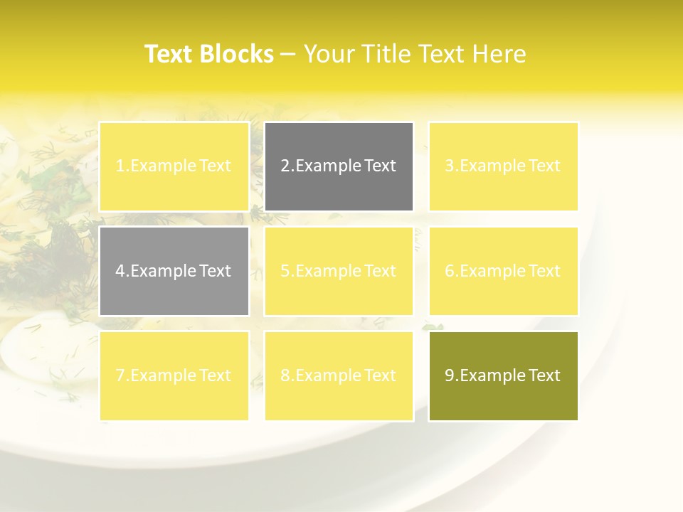 A Plate Of Pasta With Parsley On Top Of It PowerPoint Template