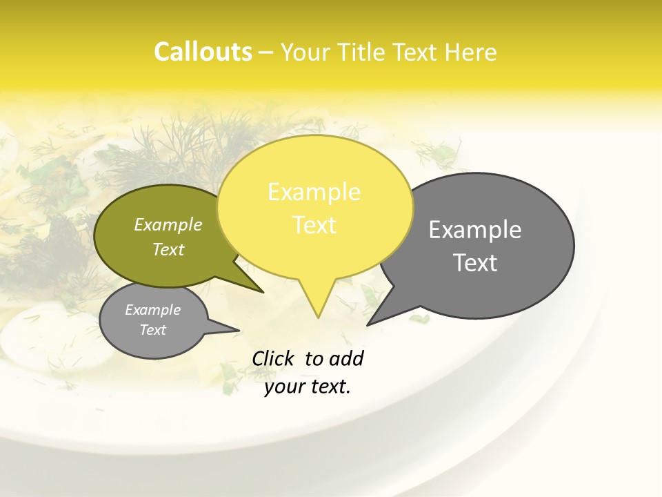 A Plate Of Pasta With Parsley On Top Of It PowerPoint Template