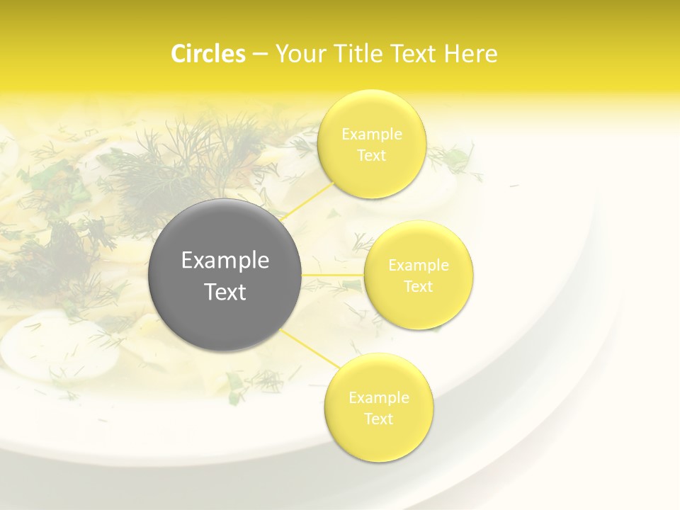 A Plate Of Pasta With Parsley On Top Of It PowerPoint Template