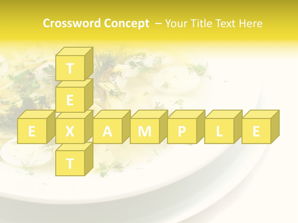 A Plate Of Pasta With Parsley On Top Of It PowerPoint Template