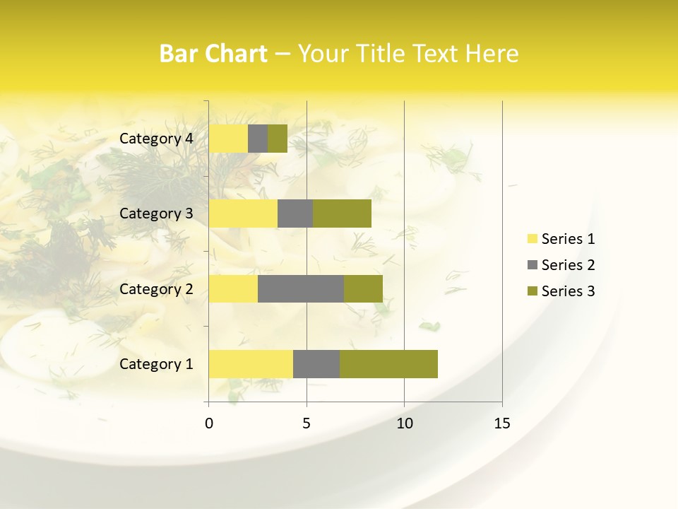 A Plate Of Pasta With Parsley On Top Of It PowerPoint Template