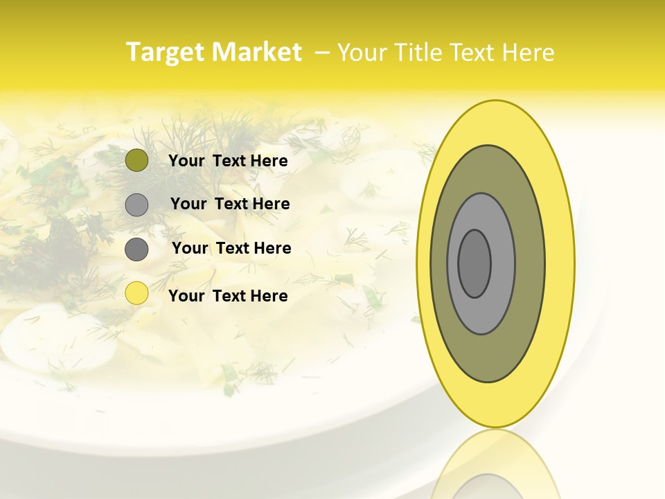 A Plate Of Pasta With Parsley On Top Of It PowerPoint Template