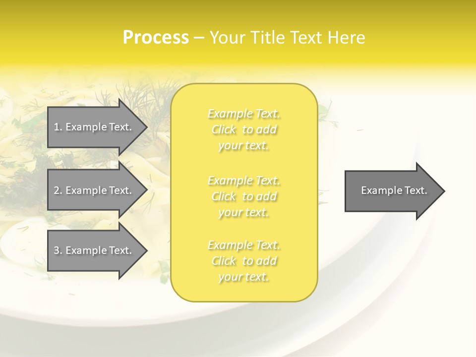 A Plate Of Pasta With Parsley On Top Of It PowerPoint Template