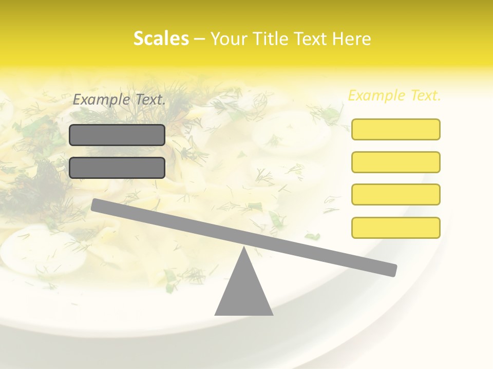 A Plate Of Pasta With Parsley On Top Of It PowerPoint Template