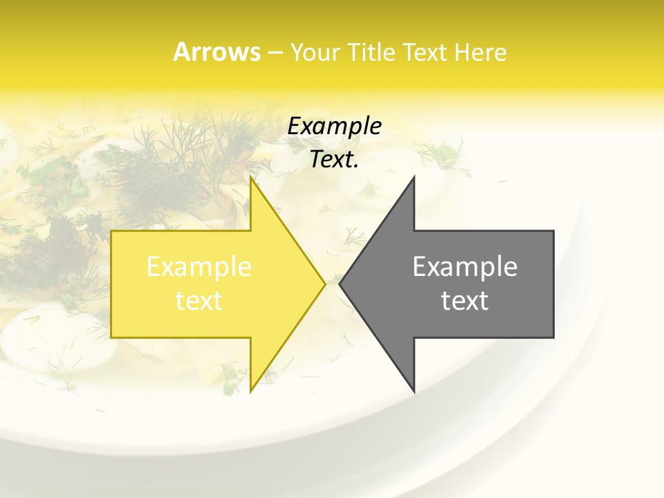A Plate Of Pasta With Parsley On Top Of It PowerPoint Template