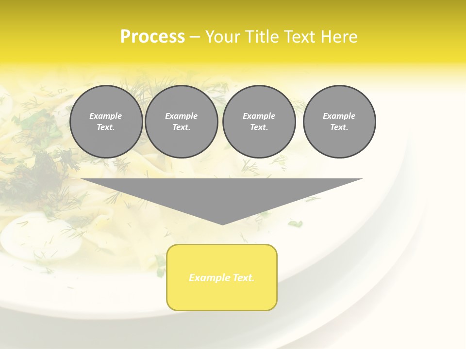 A Plate Of Pasta With Parsley On Top Of It PowerPoint Template
