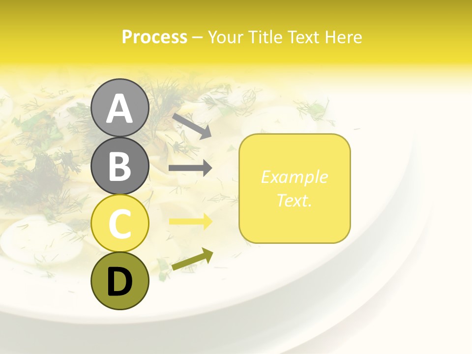 A Plate Of Pasta With Parsley On Top Of It PowerPoint Template