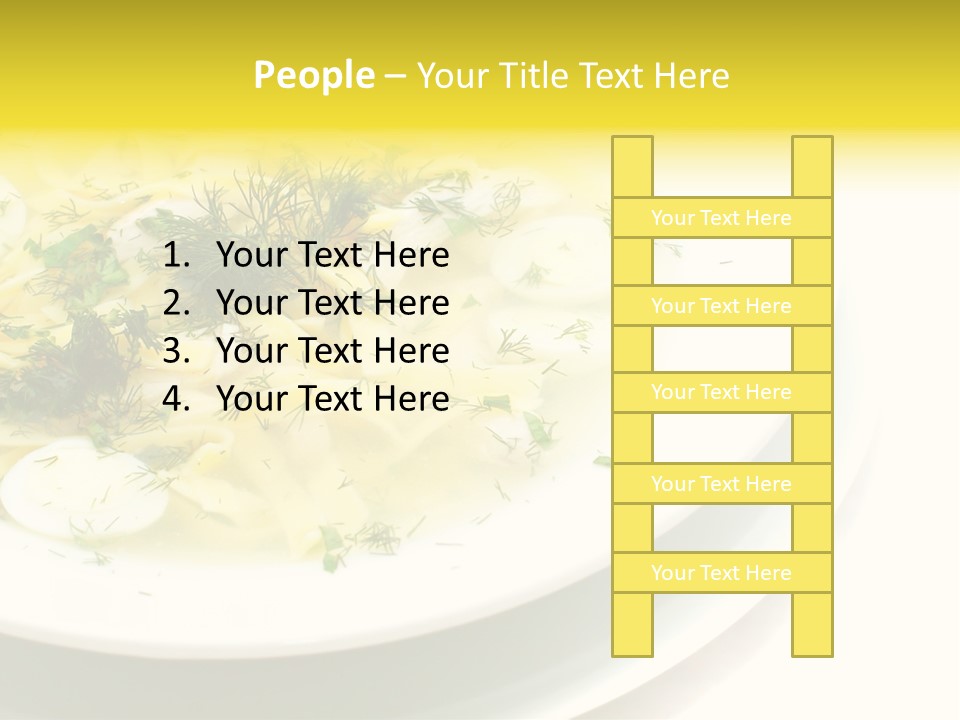 A Plate Of Pasta With Parsley On Top Of It PowerPoint Template