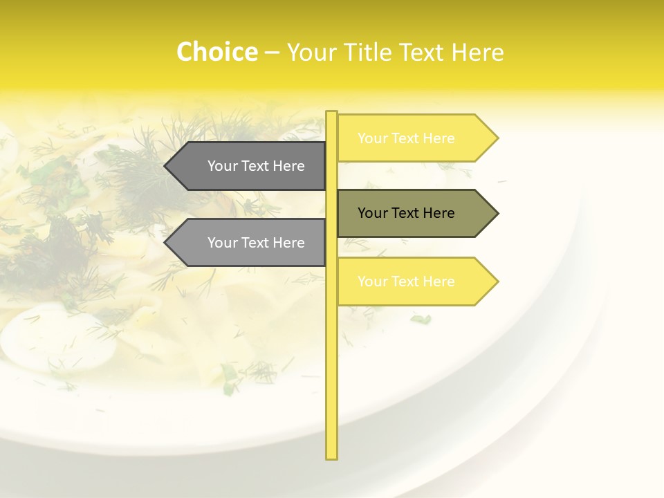 A Plate Of Pasta With Parsley On Top Of It PowerPoint Template