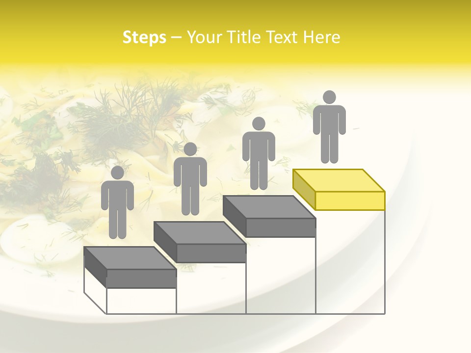 A Plate Of Pasta With Parsley On Top Of It PowerPoint Template