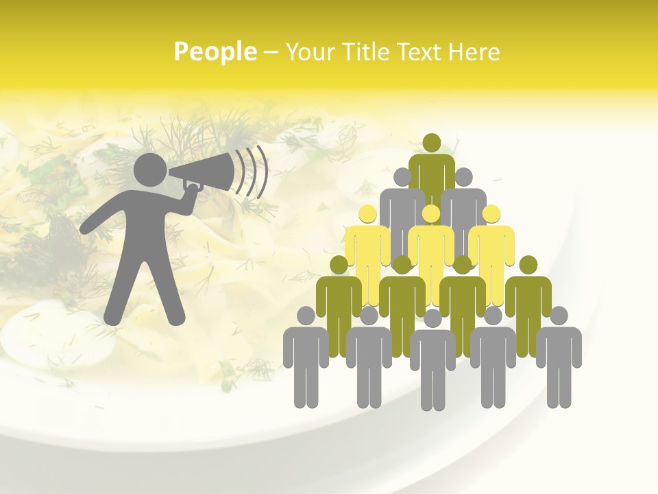 A Plate Of Pasta With Parsley On Top Of It PowerPoint Template