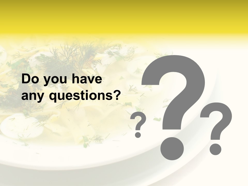 A Plate Of Pasta With Parsley On Top Of It PowerPoint Template