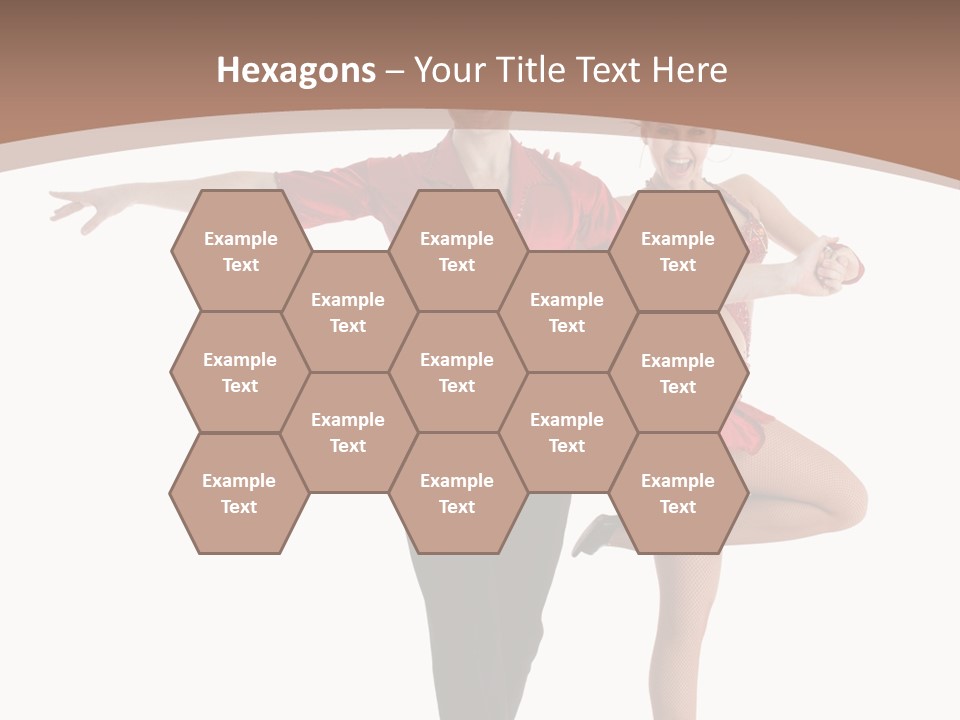 A Man And A Woman Dancing In A Dance Pose PowerPoint Template