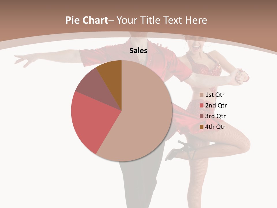 A Man And A Woman Dancing In A Dance Pose PowerPoint Template