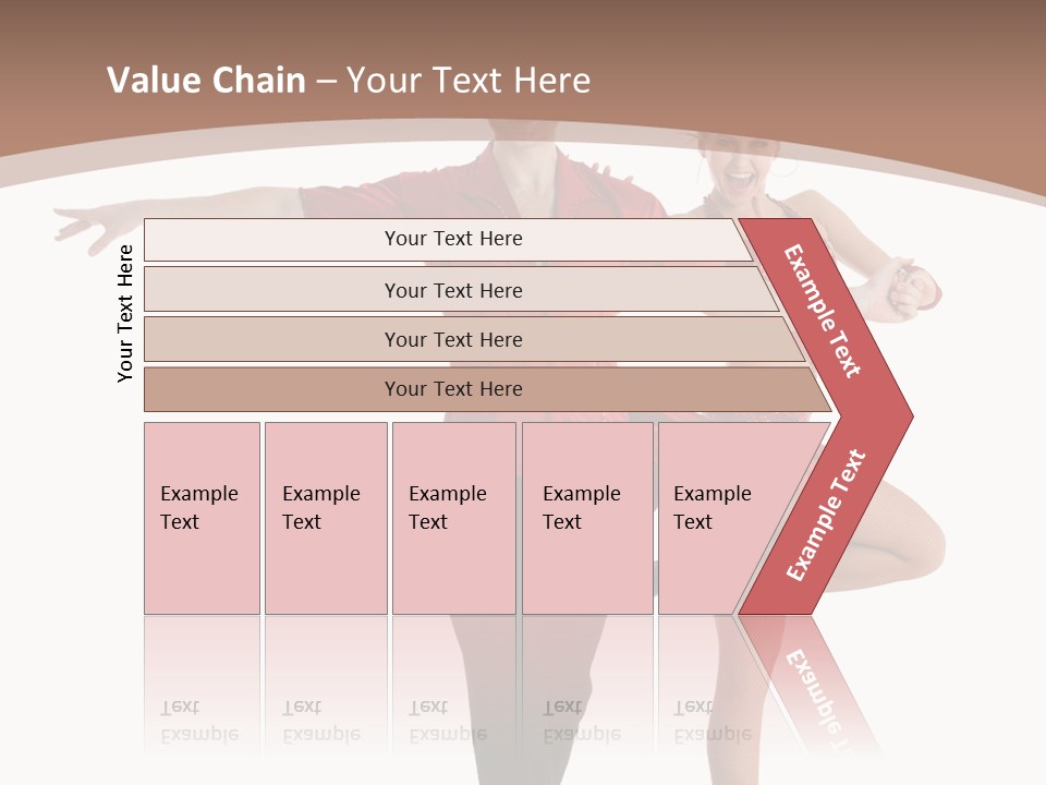 A Man And A Woman Dancing In A Dance Pose PowerPoint Template