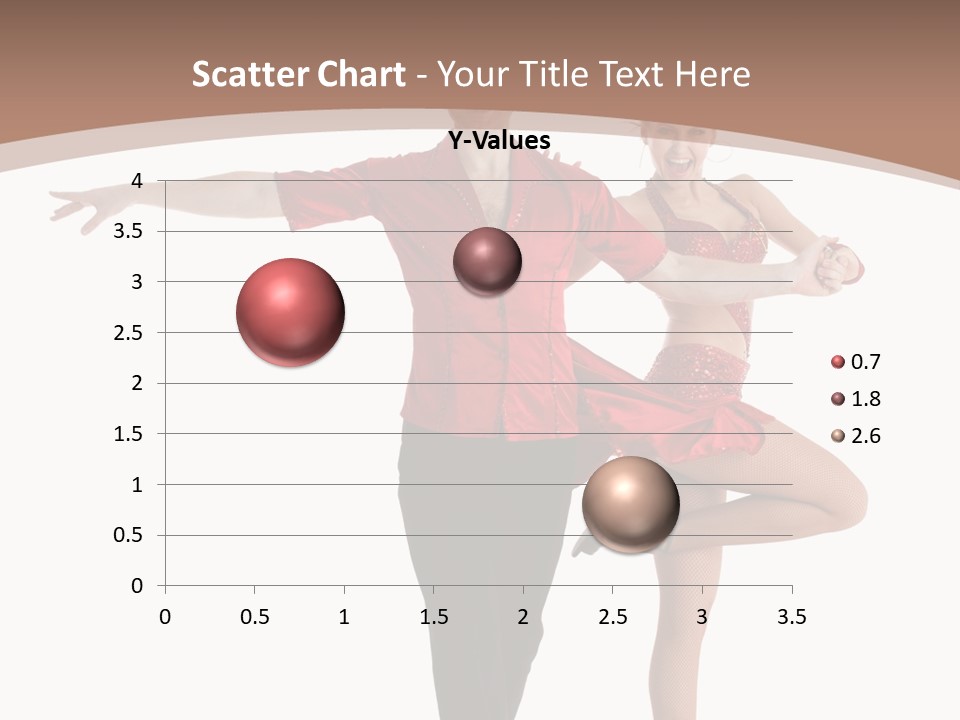 A Man And A Woman Dancing In A Dance Pose PowerPoint Template