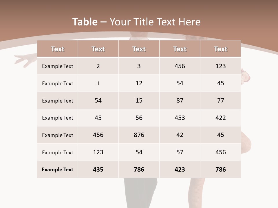 A Man And A Woman Dancing In A Dance Pose PowerPoint Template