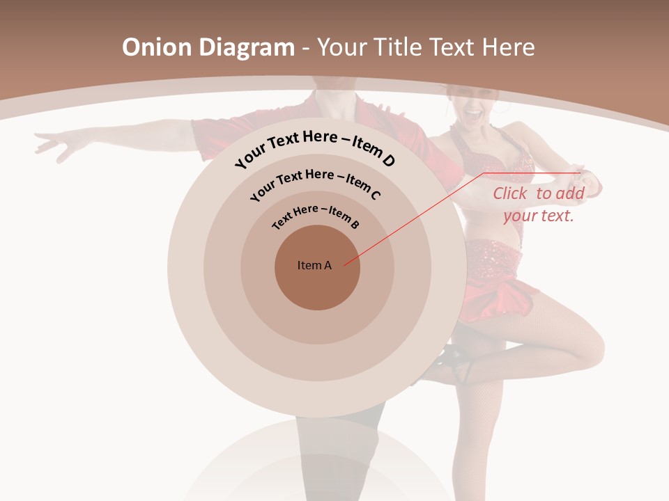 A Man And A Woman Dancing In A Dance Pose PowerPoint Template