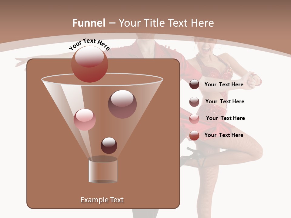 A Man And A Woman Dancing In A Dance Pose PowerPoint Template