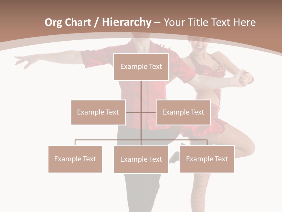 A Man And A Woman Dancing In A Dance Pose PowerPoint Template