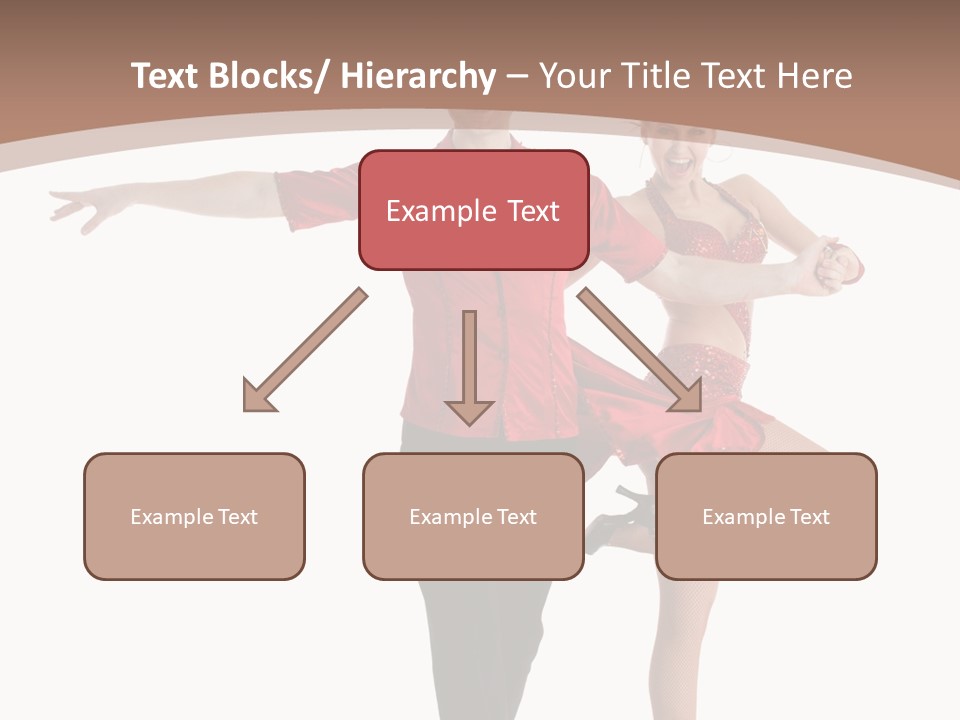 A Man And A Woman Dancing In A Dance Pose PowerPoint Template