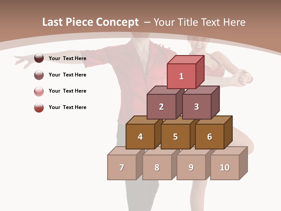 A Man And A Woman Dancing In A Dance Pose PowerPoint Template