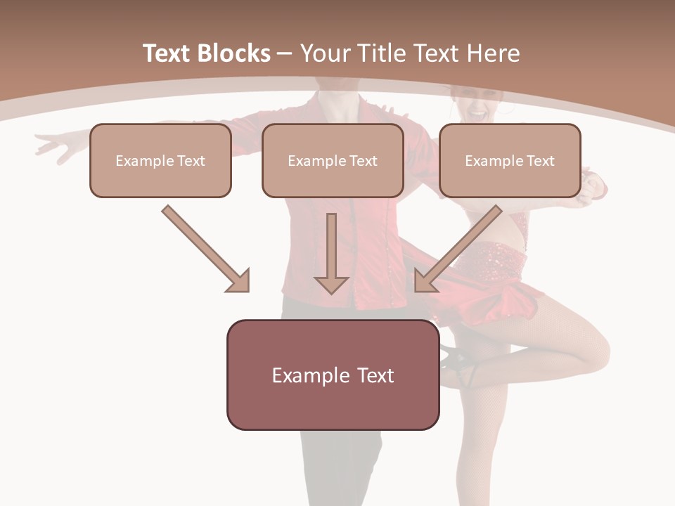 A Man And A Woman Dancing In A Dance Pose PowerPoint Template