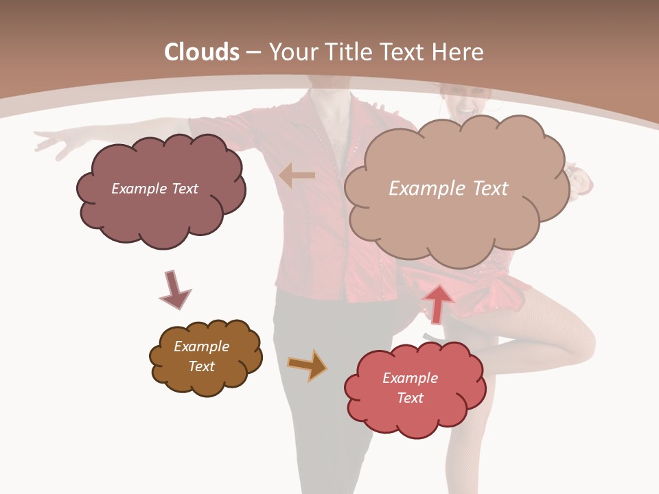 A Man And A Woman Dancing In A Dance Pose PowerPoint Template