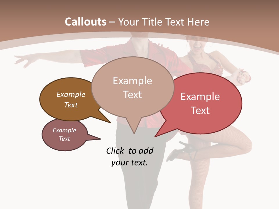 A Man And A Woman Dancing In A Dance Pose PowerPoint Template