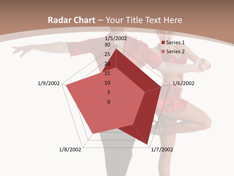 A Man And A Woman Dancing In A Dance Pose PowerPoint Template