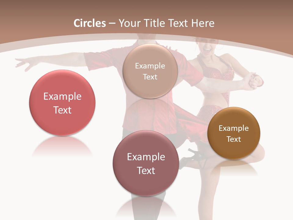 A Man And A Woman Dancing In A Dance Pose PowerPoint Template