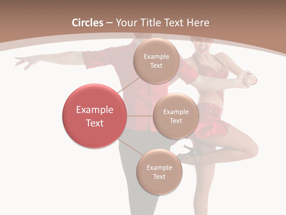 A Man And A Woman Dancing In A Dance Pose PowerPoint Template