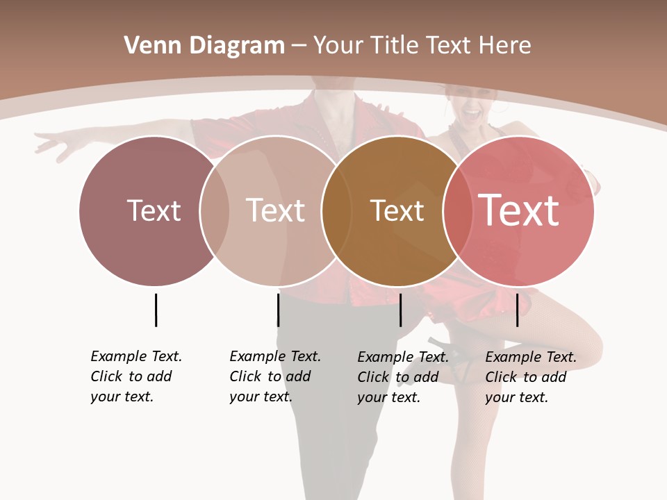 A Man And A Woman Dancing In A Dance Pose PowerPoint Template