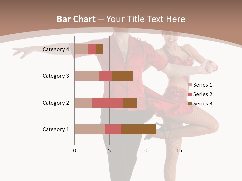 A Man And A Woman Dancing In A Dance Pose PowerPoint Template